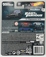Hot Wheels Fast & Furious Full Force '71 Plymouth GTX