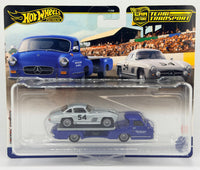 Hot Wheels Team Transport Mercedes Benz 300 SL & '55 Mercedes Benz Blaues Wunder