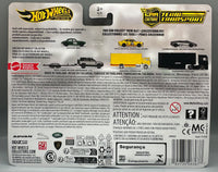 Hot Wheels Team Transport Jaguar MK1 & 2023 Land Rover Defender 110