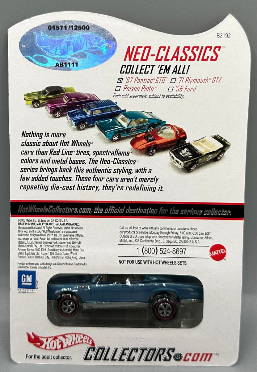 Hot Wheels Classics 70 Pontiac GTO – Francisco Garage
