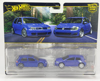 Hot Wheels 2 Pack 2004 VW Volkswagen Golf R32 & Volkswagen Golf MK7