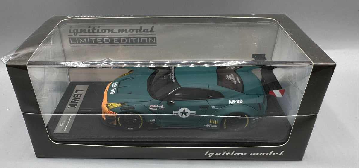 IG2557 1/43 LB-WORKS Nissan GT-R R35 type 2 Matte Green With