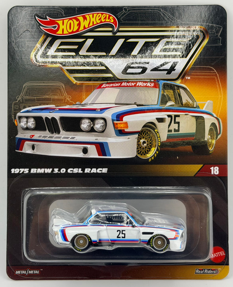 Hot Wheels Elite 64 1975 BMW 3.0 CSL Race | HW Models Ltd