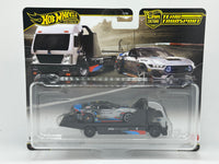 Hot Wheels Team Transport 2024 Ford Mustang RTR Spec 5-FD & Aero Lift