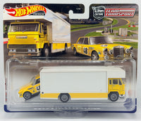 Hot Wheels Team Transport Mercedes Benz 300 SEL 6.8 AMG & Fleet Flyer