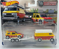 Hot Wheels Team Transport MG Metro 6r4 & HW Rally Hauler