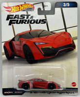 Hot Wheels Fast & Furious W Motors Lykan Hypersport