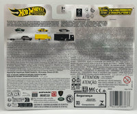 Hot Wheels Team Transport Jaguar MK1 & 2023 Land Rover Defender 110