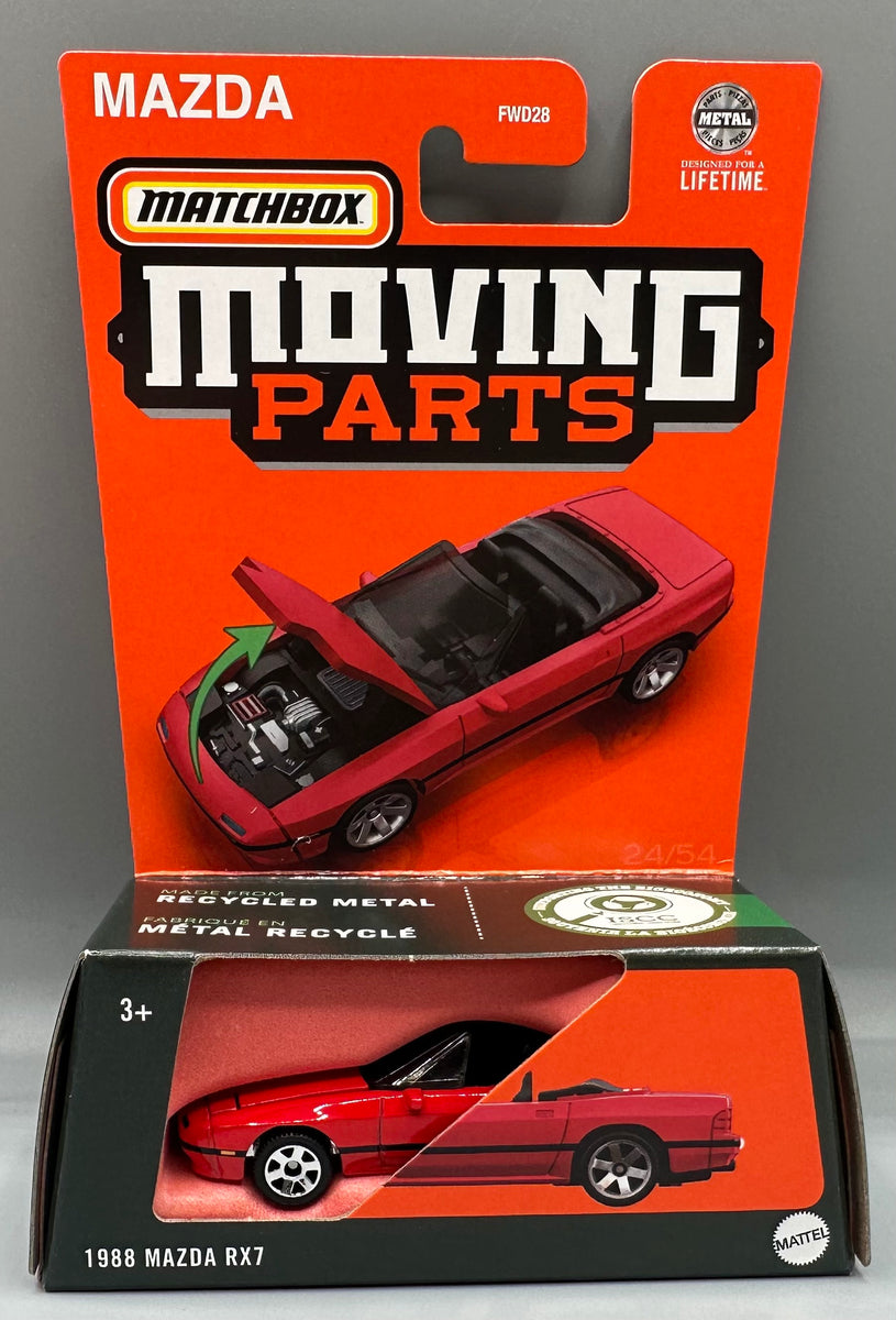 Matchbox Moving Parts 1988 Mazda RX7 HW Models Ltd