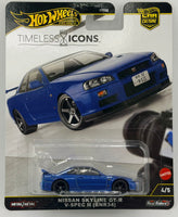 Hot Wheels Timeless Icons Nissan Skyline GT-R V-Spec II (BNR34)