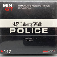Mini GT 147 Liberty Walk LB Works Nissan GT-R R35 Police
