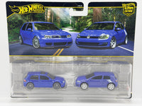 Hot Wheels 2 Pack 2004 VW Volkswagen Golf R32 & Volkswagen Golf MK7