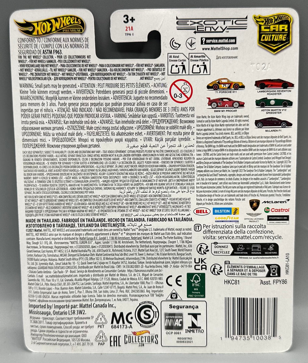 Hot Wheels 1971 Porsche 911 Exotic Envy (Imported) in India | The