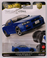 Hot Wheels Timeless Icons Nissan Skyline GT-R V-Spec II (BNR34)