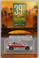 Hot Wheels 39th Annual Collectors Convention '99 Honda Civic Type R (EK9)