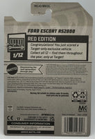 Hot Wheels Target Red Edition Ford Escort RS2000 Factory Sealed