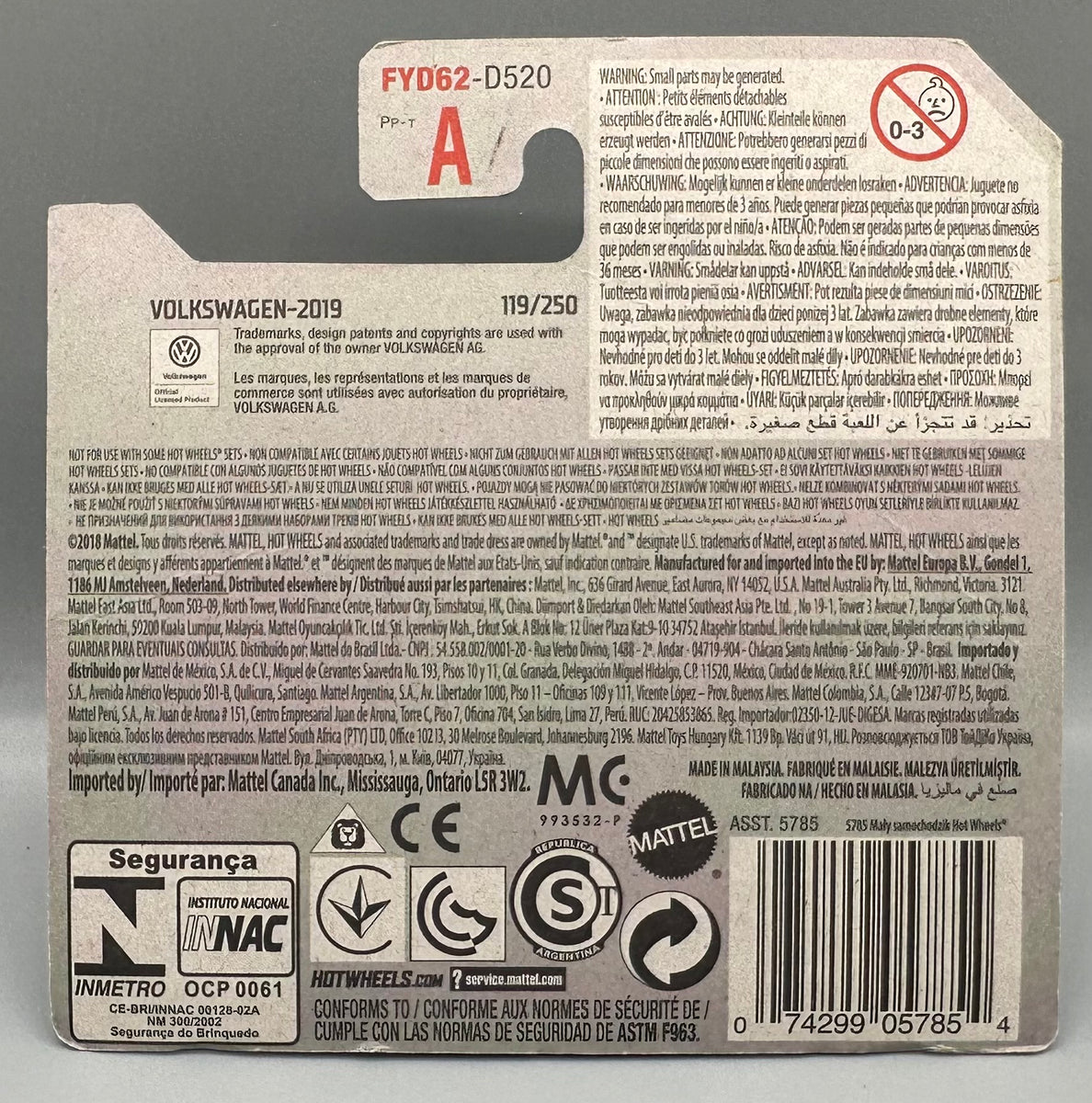 Hot Wheels VW Volkswagen SP2 HW Models Ltd