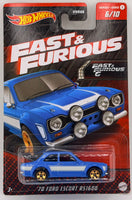 Hot Wheels Fast & Furious '70 Ford Escort RS 1600