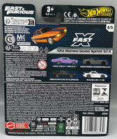 Hot Wheels Fast & Furious Alfa Romeo Giulia Sprint GTA
