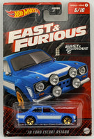 Hot Wheels Fast & Furious '70 Ford Escort RS1600