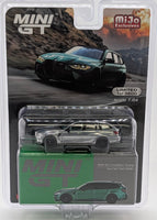 Mini GT 764 BMW M3 Competition Touring Isle Of Man Green Mettalic Chase