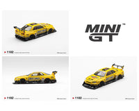 Mini GT 1182 Nissan LB-ER34 Super Silhouette Skyline Sport Yellow