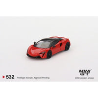 Mini GT 532 Mclaren Artura Vermillion Red 2023