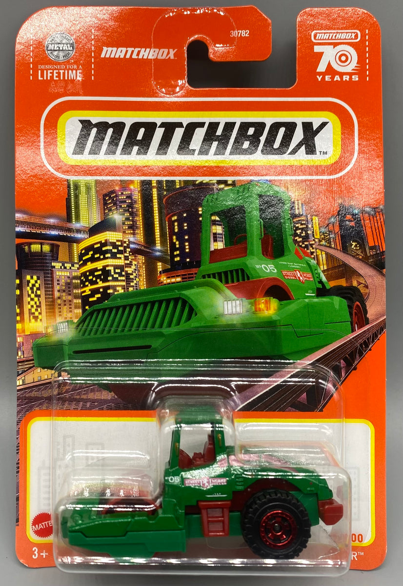 Matchbox – Rouleau Compresseur Diesel N°1 – Sans Rivets, En Boîte, Vintage