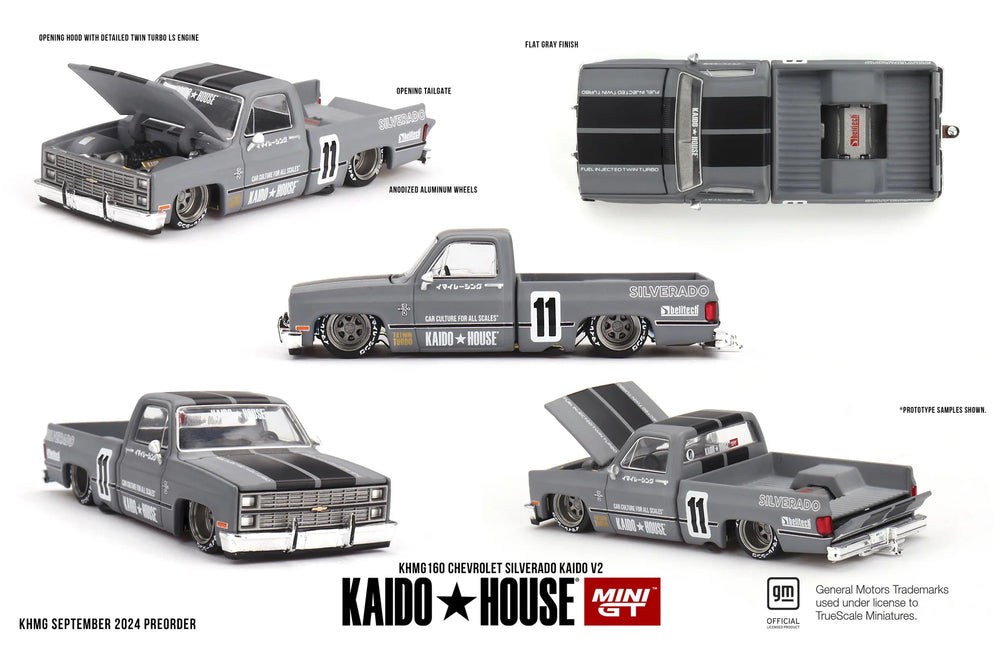 Mini GT Kaido House 160 Chevrolet Silverado Kaido V2