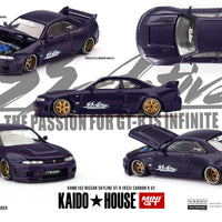 Mini GT X Kaido House 163 Nissan Skyline GT-R (R33) Active Carbon R V2