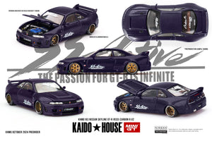 Mini GT X Kaido House 163 Nissan Skyline GT-R (R33) Active Carbon R V2