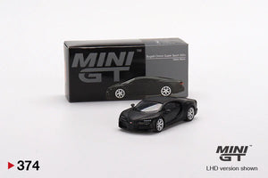 Mini GT 374 Bugatti Chiron Super Sport 300+ Matte Black