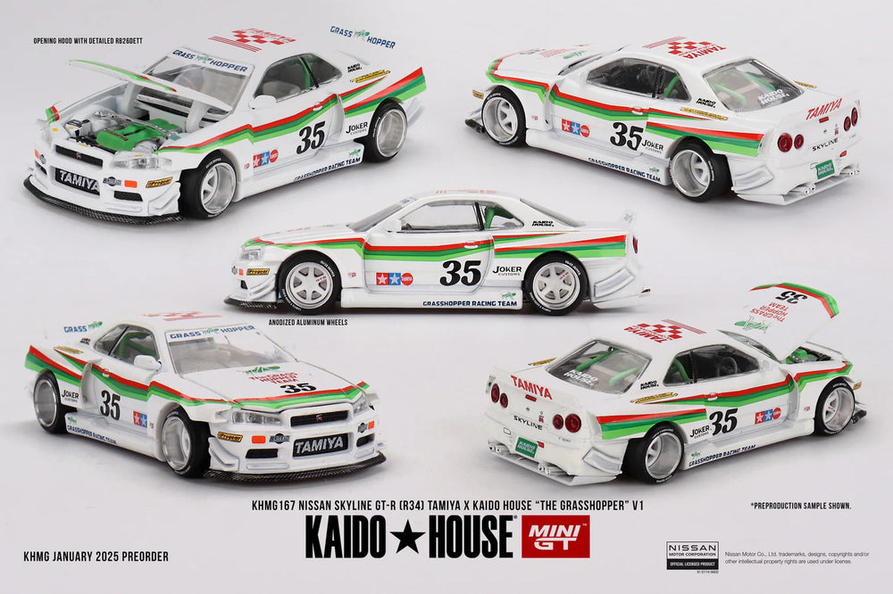 Mini GT X Kaido House 167 Nissan Skyline GT-R (R34) 