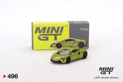 Mini GT 496 Mclaren Artua Flux Green