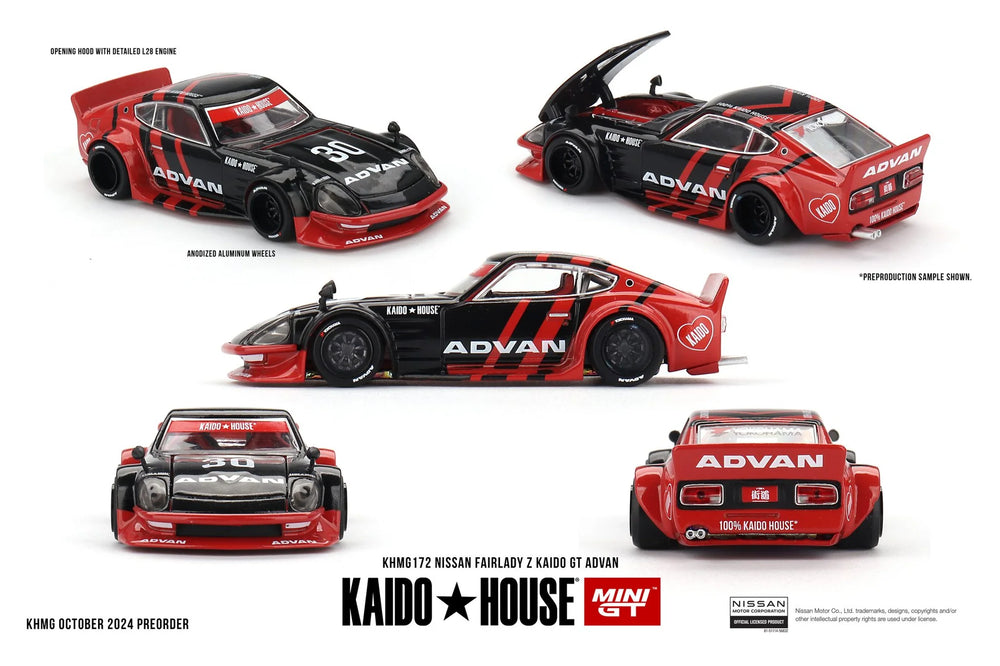 Mini GT X Kaido House Nissan Fairlady Z Kaido GT Advan