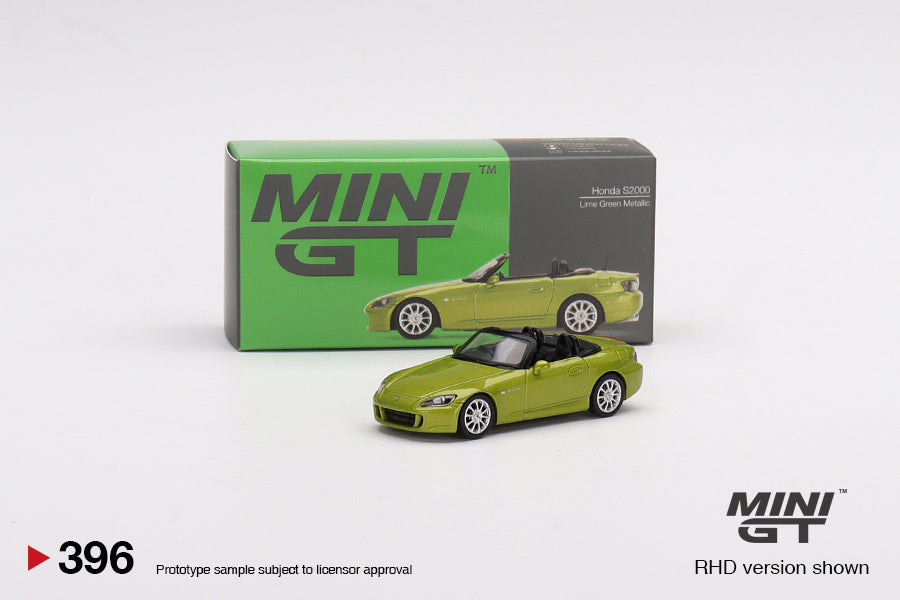 Mini GT 396 Honda S2000 Lime Green Metallic