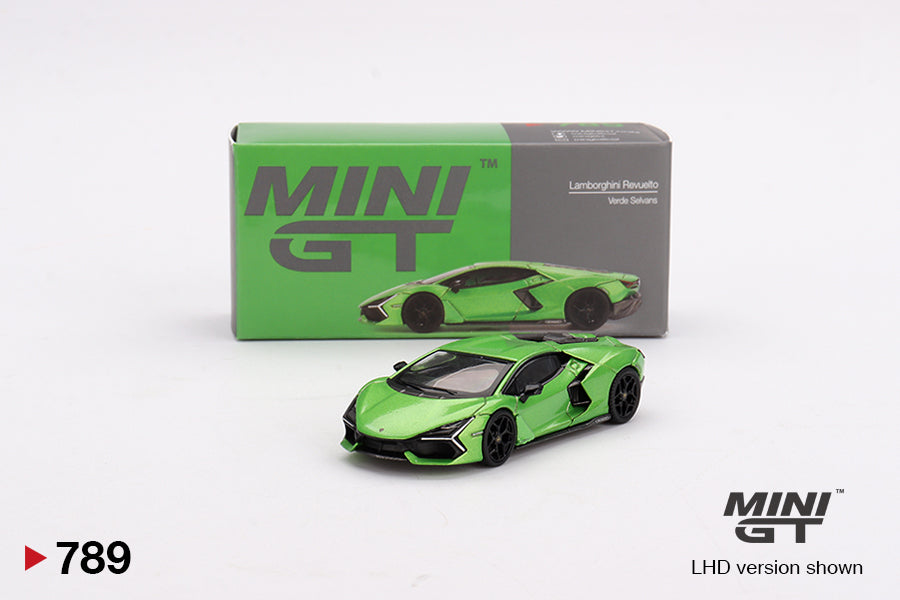 Mini GT 789 Lamborghini Revuelto Verde Selvans