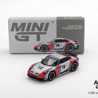 Mini GT 964 Porsche 911 Dakar Ice Grey Metallic Rally 1978