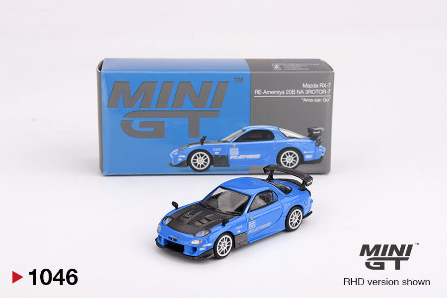 Mini GT 1046 Mazda RX-7 RE Amemiya 20B NA 3Rotor-7 