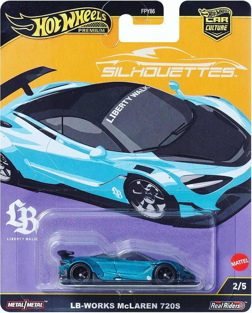 Hot Wheels Silhouettes Liberty Walk LB Works Mclaren 720s