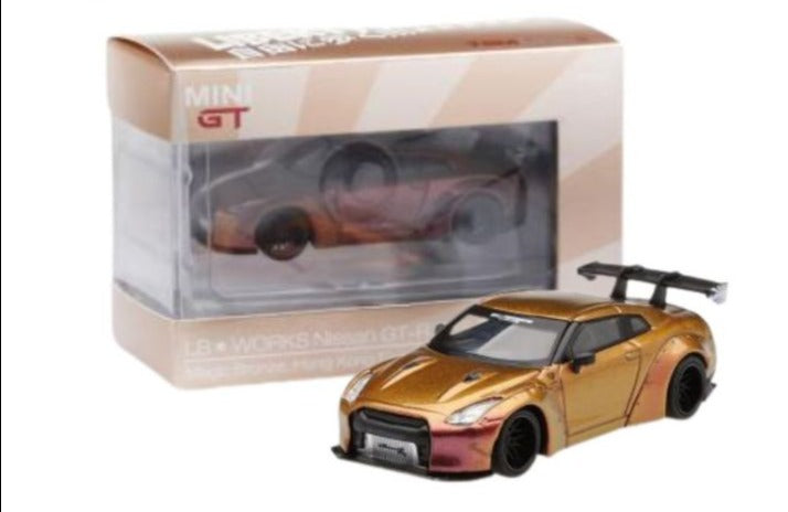 Mini GT 32 Liberty Walk LB Works Nissan GT-R R35 Type I Magic Bronze Toyeast Exclusive