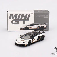 Mini GT 842 Lamborghini Aventador SVJ 63 Bianco Asopo