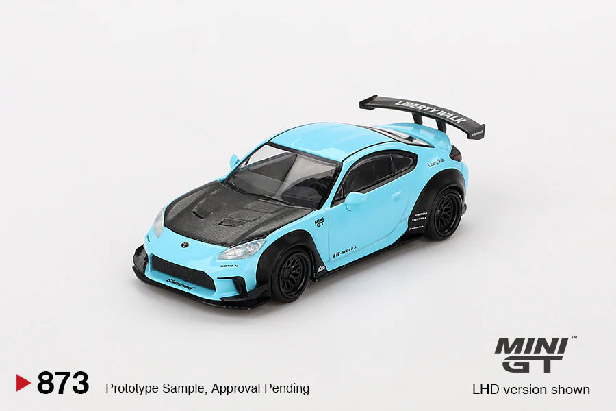 Mini GT 873 Toyota GR86 LB*Nation Baby Blue