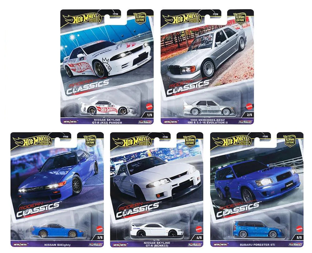 Hot Wheels Car Culture Modern Classics 5 Car Set