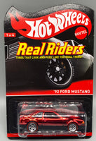 Hot Wheels RLC Red Line Club Real Riders '92 Ford Mustang

