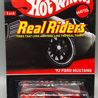 Hot Wheels RLC Red Line Club Real Riders '92 Ford Mustang