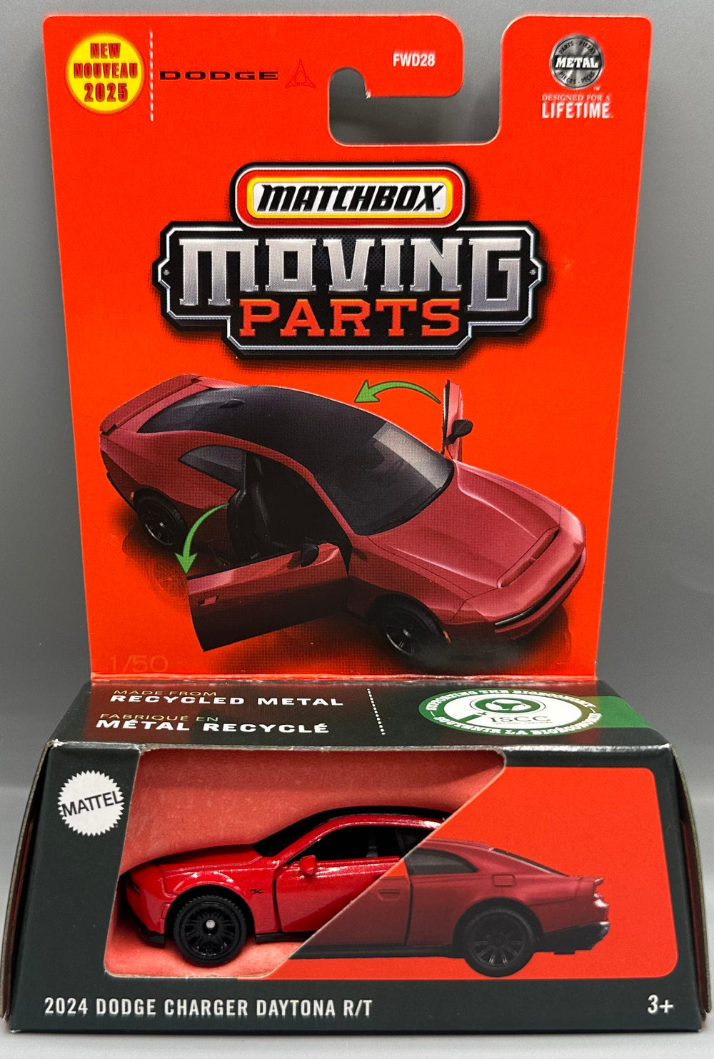 Matchbox Moving Parts 2024 Dodge Charger Daytona R/T