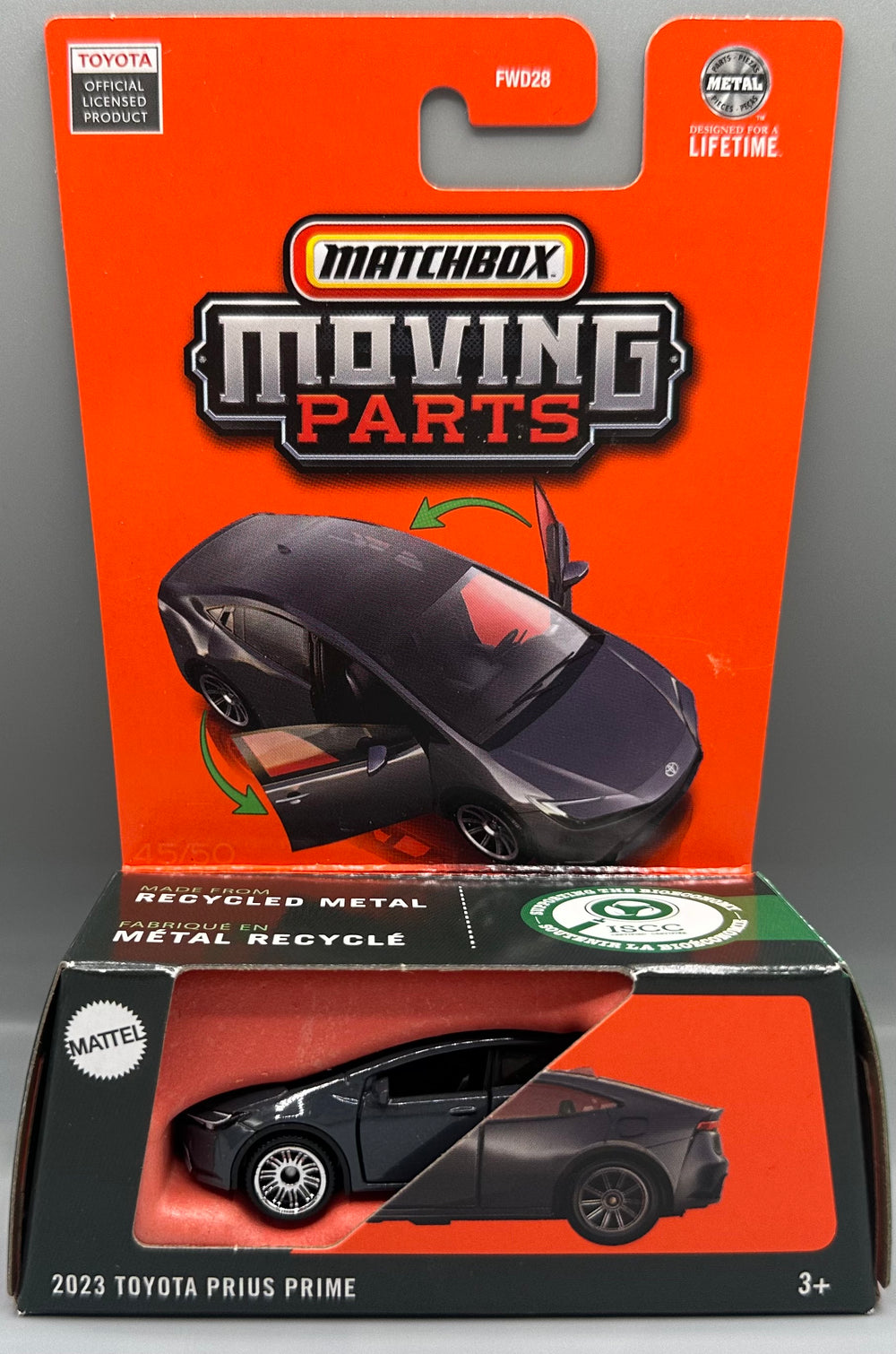 Matchbox Moving Parts 2023 Toyota Prius Prime
