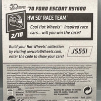 Hot Wheels Super Treasure Hunt '70 Ford Escort RS1600 Factory Sealed