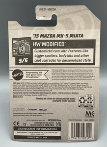 Hot Wheels Zamac '15 Mazda MX-5 Miata Factory Sealed